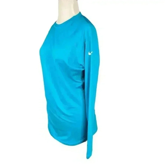 Nike Pro Combat Dri-Fit Fitted Blue Fleece Lined Therma-Fit Size XL NWOT - Picture 2 of 13